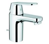 Grohe Eurosmart mitigeur lavabo 2337700E Cosmopolitan, chromé , SilkMove® ES, les déchets