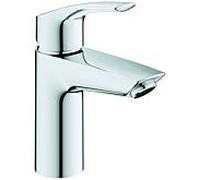 Grohe - EUROSMART Mitigeur monocommande de lavabo Taille S, Bonde Clic-clac Chrome (23924003)