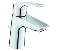 Grohe Eurosmart mitigeur lavabo 23965003 version inclinée taille S, chromé , tige de traction garniture de vidange 2000 2000 /4"