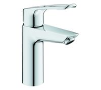 Grohe Eurosmart Mitigeur monocommandé pour lavabo, M-Size, saillie 120mm, vidage Push-Open, manette ouverte, 23981003
