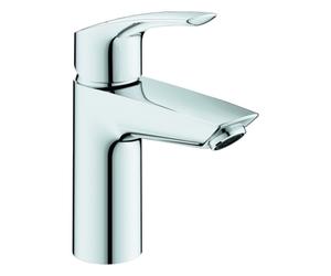 Grohe Eurosmart Mitigeur monocommandé pour lavabo, S-Size, saillie 111mm, vidage à tirette, EcoMode, Lowflow Mousseur, 23974003