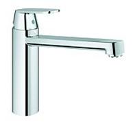 Grohe Eurosmart robinet de cuisine 30194000 chrome Cosmopolitan, basse pression, bec moyen haut