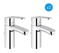 Grohe - Eurostyle Cosmopolitan - Lot de 2 mitigeurs lavabo (3355220E-DUO)