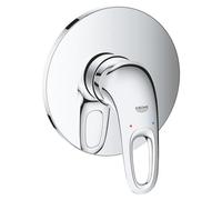 Grohe Eurostyle Mitigeur monocommandé pour douche, montage encastré, poignée ouverte, set de finition, 24048003