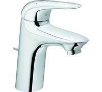 Grohe Eurostyle Mitigeur monocommandé pour lavabo, S-Size, saillie 110mm, vidage à tirette, EcoMode, manette fermée, 23709003