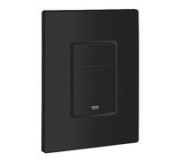 GROHE Even Plaque de Commande, Double Touche Interrompable, Economie d'Eau, Montage Horizontal ou Vertical, ABS, Noir Mat, 389662430