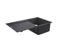 Grohe - Evier 1 cuve avec égouttoir K500 en composite noir granit