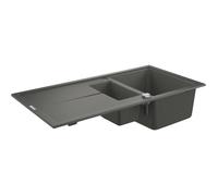 GROHE Évier composite K400 60-C 1,5 bac 1000 x 500 mm avec égouttoir Gris granit