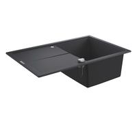 Grohe évier en composite 31639AP0 780x500mm, 1 bassin avec égouttoir, granit noir