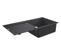 Grohe - Évier composite K500 avec garniture de vidage automatique, 100x50 cm, noir granite 31645AP0