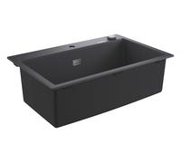 Grohe - Évier composite K700 avec garniture de vidage automatique, 78x51 cm, noir granite 31652AP0