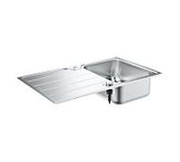 Grohe évier encastrable 31571SD1 86x50cm, en saillie ou à fleur, vasque 2000 , Inox