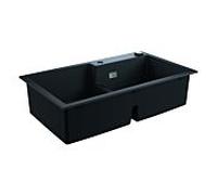 Grohe évier encastré composite 31649AP0 860x500mm, 2 vasques, granit noir