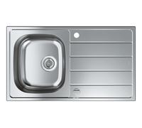 Grohe - Évier K200 avec garniture de vidage automatique, 86x50 cm, inox brossé 31552SD1
