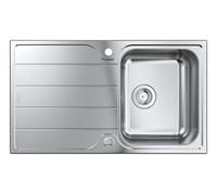 Grohe - Évier K500 avec garniture de vidage automatique, 86x50 cm, inox brossé 31571SD1