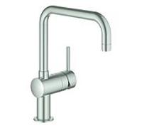 mélangeur d' Grohe Minta U-sortie, pivotante , supersteel