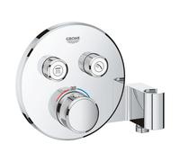 GROHE Façade de mitigeur thermostatique encastré Grohtherm SmartControl 2 sorties