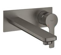 GROHE Facade Mitigeur mural Lineare monocommande 2 trous lavaboTaille L Hard Graphite Brossé hard graphite brosse - ardoise brossé