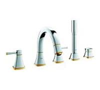 Grohe Grandera chromé bain 5 trous 19919IG0 chromé or, avec chromé
