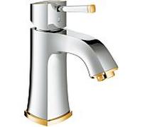 Grohe Grandera mitigeur lavabo 23310IG0 chromé / or, corps lisse