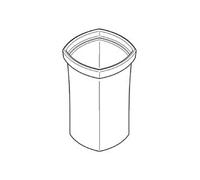 Grohe Grandera Verre de remplacement pour porte-brosse WC, 40671000,