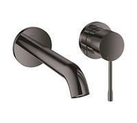 Mitigeur lavabo mural - GROHE - Essence - 2 trous - Taille M - Finition Hard Graphite