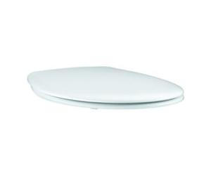 Grohe Grohe Abattant WC Bau Céramique avec couvercle, blanc alpin Quantité:1