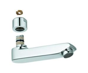 Grohe Grohe Bec verseur 440452 117 mm pour robinet mural WT Eichelberg chrome Quantité:1