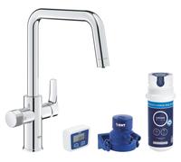 GROHE GROHE Blue Pure chrome mitigeur d'évier avec fonction filtre 30596000