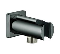 Grohe Grohe Coude mural Rainshower 1/2", avec douchette, carré, chrome mat graphite Quantité:1
