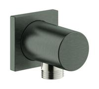 Grohe Grohe Coude mural Rainshower 1/2, rosace d’angle, graphite dur brossé Quantité:1