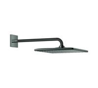 GROHE Douche à effet de pluie Rainshower 31×31 cm carrée avec bras – Hard Graphite 26564A00
