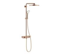 Grohe Grohe Duschsystem Euphoria SmartC 310 Duo avec douchette, mitigeur thermostatique AP, bras pivotant 45 cm Quantité:1