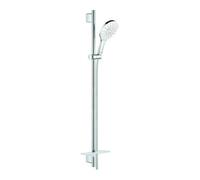 Grohe Grohe Ensemble barre de douche Rainshower SmartActive 150 barre 90cm, 3 jets, blanc lunaire Quantité:1