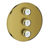 Grohe Grohe Ensemble complet Grohtherm Smartcontrol C sunr brossé, rond, valve encastrée 3 voies Quantité:1