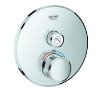 Grohe Grohe Ensemble complet Grohtherm Smartcontrol chr, rd, Thermostat encastré, 1 vanne d'arrêt Quantité:1
