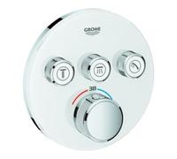 Grohe Grohe Ensemble complet Grohtherm Smartcontrol lune bl., r., encastré, 3 vannes d'arrêt Quantité:1