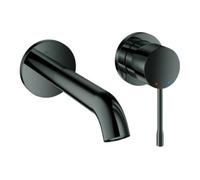 Grohe Grohe Essence Ensemble de montage prêt à l’emploi Mitigeur lavabo encastré UP-2-L, A 18,3 cm, graphite mat Quantité:1