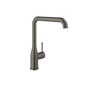 GROHE Essence Mitigeur monocommandé pour évier, saillie 220mm, orientable, bec haut, 30505AL0, Couleur: graphite dur brossé
