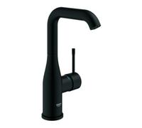 Grohe Grohe Essence Mitigeur lavabo monocommande 1/2", L, corps lisse, noir fantôme Quantité:1
