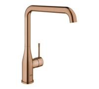 GROHE Essence Mitigeur monocommandé pour évier, saillie 220mm, orientable, bec haut, 30505DL0, Couleur: coucher de soleil chaud brossé
