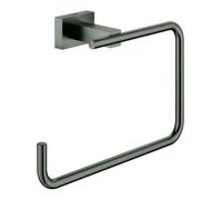 Grohe Grohe Essentials Cube Anneau porte-serviette, graphite dur brossé, fixation incluse Quantité:1