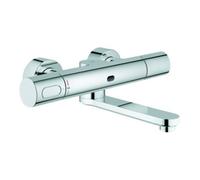 Grohe Grohe Eurosmart CE Robinet lavabo mural infrarouge Sortie 25,5 cm, chrome, Batt. 6 V, avec THM Quantité:1