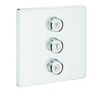 Grohe Grohe Fertigset Grohtherm Smartcontrol blanc lune, carré, valve encastrée 3 voies Quantité:1