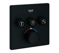 Grohe Grohe Fertigset Grohtherm Smartcontrol encastré UP-THM, 3 vannes d'arrêt, angle, bleu phantom Quantité:1