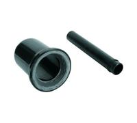 Grohe Grohe Garniture d'alimentation et d'évacuation WC 37104 pour WC mural, manchon d'évacuation 110 mm noir Quantité:1