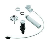 Grohe Grohe Garniture de vidage à tige 40986 Push-Excentrique pour éviers cuisine acier inoxydable Quantité:1