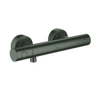 Grohe Grohe Grohtherm 1000 Cosmopolitan Mitigeur thermostatique douche hd graphite brossé, DN 15, montage mural Quantité:1