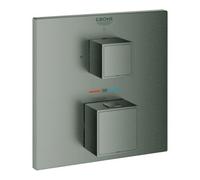 Grohe Grohe Kit de montage Grohtherm Cube encastré, avec vanne d'arrêt, gris graphite mat Quantité:1