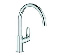 GROHE Mitigeur de cuisine BauFlow sur pied pivotant StarLight Chrome 31538001